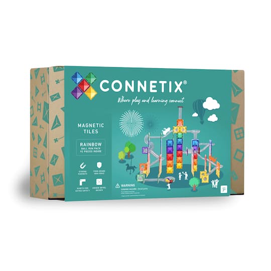 Connetix® Magnetic Tiles Rainbow Ball Run Set